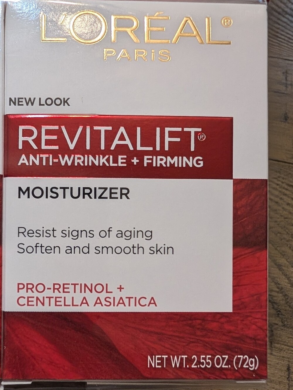 L'Oreal Revitalift Moisturizer - Red and White Packaging